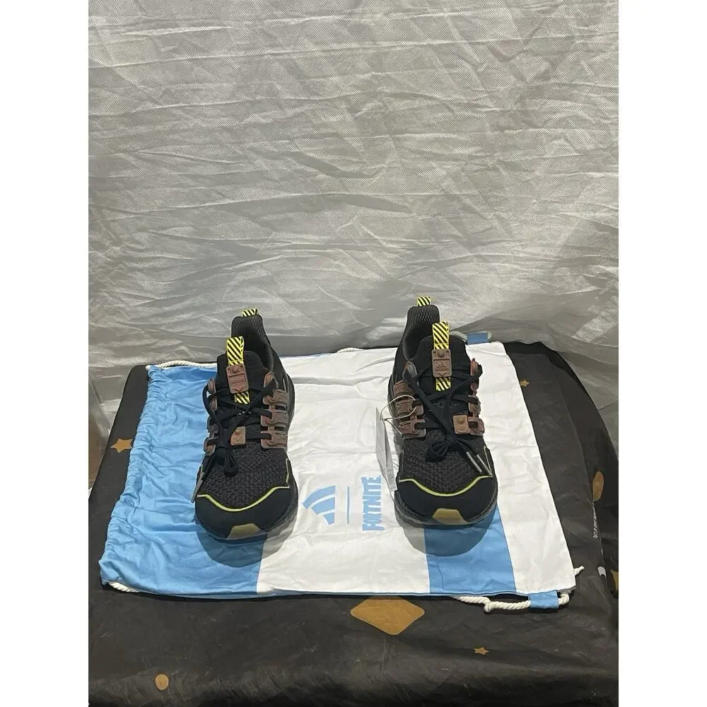 New Men’s 10 Adidas Fortnite x Adidas UltraBoost 1.0 Battle Bus - Black JQ0718